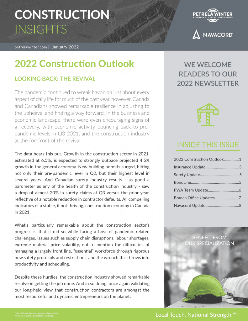 2022 Construction Outlook Petrela Winter